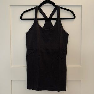 Lululemon Grey Tank Top with bra